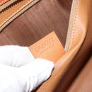 CELINE Macadam Canvas Tote Bag PVC Leather Brown Gold Auth ep11322-12