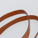 CELINE Macadam Canvas Tote Bag PVC Leather Brown Gold Auth ep11322-8