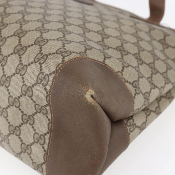 GUCCI GG Supreme Tote Bag PVC Beige 002 123 0093 Auth ep11324