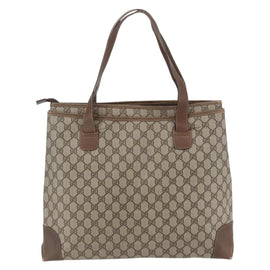 GUCCI GG Supreme Tote Bag PVC Beige 002 123 0093 Auth ep11324 - 0