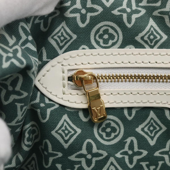 LOUIS VUITTON Cruise line Taicienne PM Bag Canvas Green M95678 LV Auth ep11328