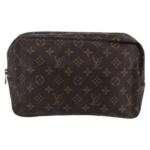 LOUIS VUITTON Monogram Trousse Toilette 28 Clutch Bag M47522 LV Auth ep11330