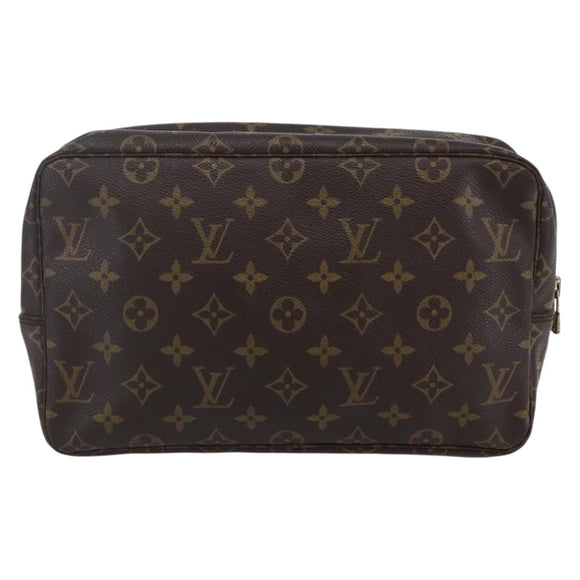 LOUIS VUITTON Monogram Trousse Toilette 28 Clutch Bag M47522 LV Auth ep11330
