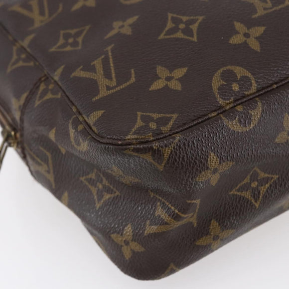 LOUIS VUITTON Monogram Trousse Toilette 28 Clutch Bag M47522 LV Auth ep11330