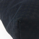 GUCCI GG Canvas Web Sherry Line Tote Bag 2way Black Silver 256099 Auth ep11333-16