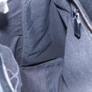 GUCCI GG Canvas Web Sherry Line Tote Bag 2way Black Silver 256099 Auth ep11333-22