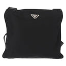 PRADA Shoulder Bag Nylon Black Auth ep11334-13
