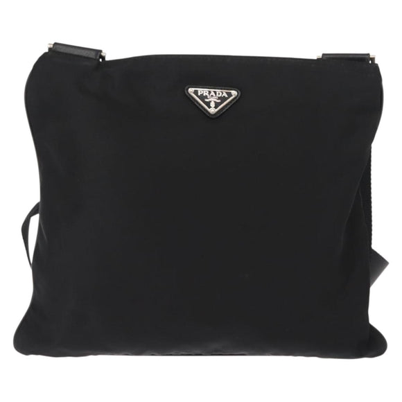PRADA Shoulder Bag Nylon Black Auth ep11334