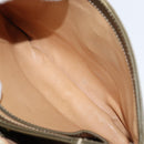 GUCCI Bamboo Hand Bag Leather Khaki Gold Auth ep11339-22