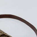 FENDI Zucchino Canvas Mamma Baguette Shoulder Bag Beige Gold Auth ep11341-8