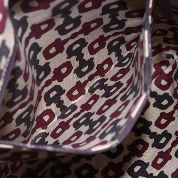 GUCCI Guccissima Abbey GG Canvas Bag Leather Bordeaux Gold 131326 Auth ep11342