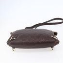 GUCCI Guccissima Abbey GG Canvas Bag Leather Bordeaux Gold 131326 Auth ep11342-5