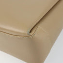 GUCCI Shoulder Bag Leather Beige Gold Auth ep11343-9