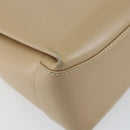GUCCI Shoulder Bag Leather Beige Gold Auth ep11343-14