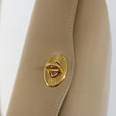 GUCCI Shoulder Bag Leather Beige Gold Auth ep11343-17