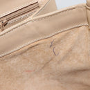 GUCCI Shoulder Bag Leather Beige Gold Auth ep11343-10