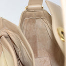 GUCCI Shoulder Bag Leather Beige Gold Auth ep11343-20