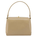 GUCCI Shoulder Bag Leather Beige Gold Auth ep11343-2