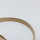 GUCCI Shoulder Bag Leather Beige Gold Auth ep11343-8