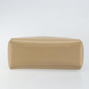 GUCCI Shoulder Bag Leather Beige Gold Auth ep11343-5