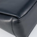 GUCCI Shoulder Bag Leather Navy Gold Auth ep11344-15