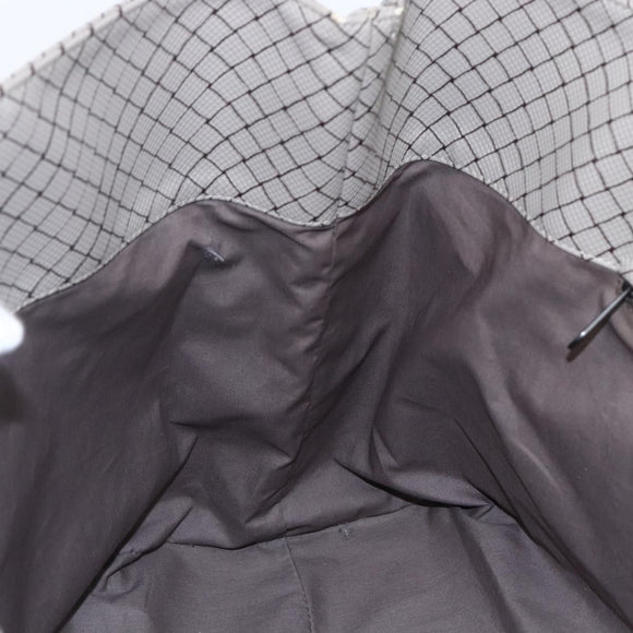 BOTTEGA VENETA INTRECCIATO Pattern Tote Bag PVC Gray Auth ep11348