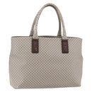 BOTTEGA VENETA INTRECCIATO Pattern Tote Bag PVC Gray Auth ep11348-1