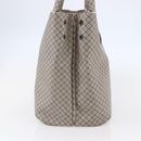 BOTTEGA VENETA INTRECCIATO Pattern Tote Bag PVC Gray Auth ep11348-4