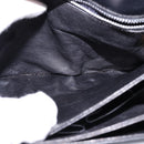 CELINE Horse Carriage Shoulder Bag Leather Black Gold Auth ep11350-21