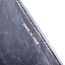 CELINE Horse Carriage Shoulder Bag Leather Black Gold Auth ep11350-22