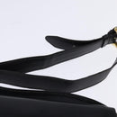 CELINE Horse Carriage Shoulder Bag Leather Black Gold Auth ep11350-8
