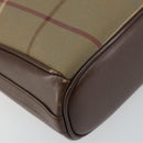 Burberrys Nova Check Shoulder Bag Canvas Beige Gold Auth ep11351-15