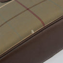Burberrys Nova Check Shoulder Bag Canvas Beige Gold Auth ep11351-9
