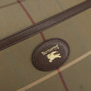 Burberrys Nova Check Shoulder Bag Canvas Beige Gold Auth ep11351-18