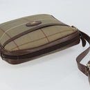 Burberrys Nova Check Shoulder Bag Canvas Beige Gold Auth ep11351-6