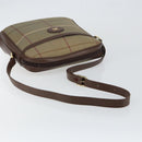 Burberrys Nova Check Shoulder Bag Canvas Beige Gold Auth ep11351-7