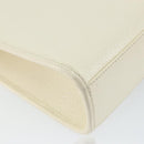 GUCCI Jackie Hand Bag Leather White Silver 002 1065 3444 Auth ep11352-16