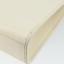 GUCCI Jackie Hand Bag Leather White Silver 002 1065 3444 Auth ep11352-17