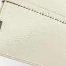 GUCCI Jackie Hand Bag Leather White Silver 002 1065 3444 Auth ep11352-9