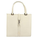 GUCCI Jackie Hand Bag Leather White Silver 002 1065 3444 Auth ep11352-13