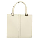 GUCCI Jackie Hand Bag Leather White Silver 002 1065 3444 Auth ep11352-2