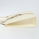 GUCCI Jackie Hand Bag Leather White Silver 002 1065 3444 Auth ep11352-4