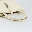GUCCI Jackie Hand Bag Leather White Silver 002 1065 3444 Auth ep11352-7