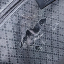 GUCCI Bamboo GG Canvas Hand Bag Black Silver 002 1010 3754 Auth ep11357-10