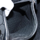 GUCCI Bamboo GG Canvas Hand Bag Black Silver 002 1010 3754 Auth ep11357-23