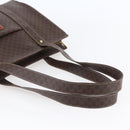 CELINE Macadam Canvas Tote Bag PVC Leather Brown Gold Auth ep11358-7