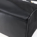 GUCCI GG Canvas Boston Bag 2way Black Gold Auth ep11361-18