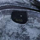 GUCCI GG Canvas Boston Bag 2way Black Gold Auth ep11361-10