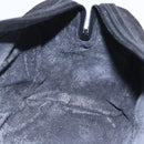 GUCCI GG Canvas Boston Bag 2way Black Gold Auth ep11361-20