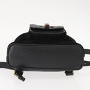 GUCCI Bamboo Backpack Suede Black Gold 003 58 0030 Auth ep11366-5